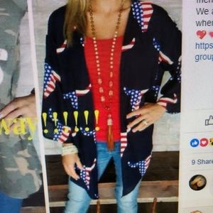 4th of July Kimono in medium